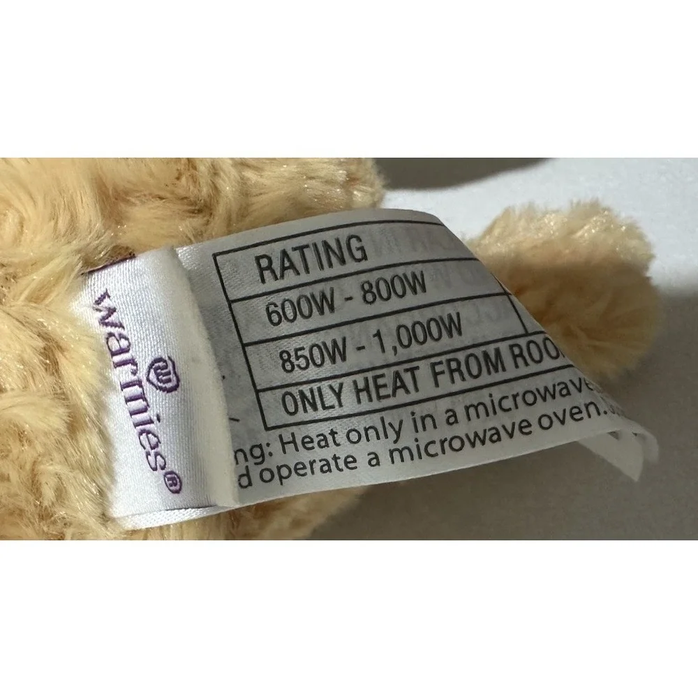 WARMIES Golden Retriever Dog Be Mine Valentine Day Stuffed Plush Puppy Microwave